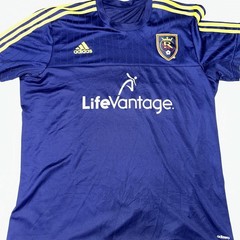 Adidas Climacool Men’s Real Salt Lake Pregame Short-Sleeve T-Shirt XL Blue