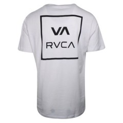 RVCA Men’s White VA Box Regular Fit S/S T-Shirt (S02)