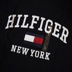 Tommy Hilfiger modern varsity logo cotton t-shirt New York embroidery LOGO