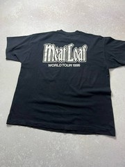 DDP Vintage 1996 Meat Loaf Rock And Roll World Tour Band Concert Tour Tee Rare
