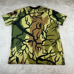 Predator Camo Pocket T-Shirt Mens XL Green Brown Branch Camouflage Hunting Tee