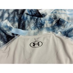 Under Armour Iso Chill Long Sleeve Shirt Mens Size 2XL Blue Black Athletic