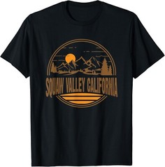 Vintage Squaw Valley California Mountain Hiking Gift Unisex T-Shirt