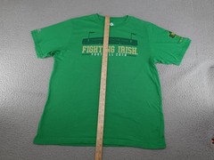 Notre Dame Fighting Irish Shirt Mens XL Football 2018 NCAA College Shamrock