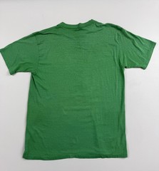 Vintage 1988 Snoopy Peanuts Shirt Mens Green Heavy Rough Golf Tee Cartoon Read
