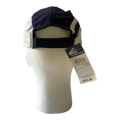 Polo Ralph Lauren 5 Panel Hat Strap Back One Size Navy Blue White Mens NEW NWT