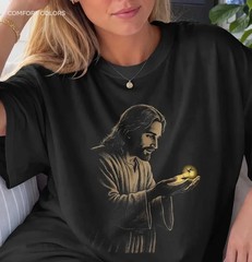 Christian Streetwear Tee Jesus Firefly Graphic Tshirt
