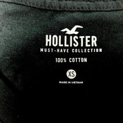 Hollister Must Have Collection Men’s V-neck T-shirt Size XS Black Cotton TZ10
