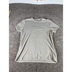 Hollister Must-Have Collection Mens Large Tan Heathered Crewneck T-Shirt Logo