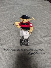 Polo Ralph Lauren Polo Player Bear T-Shirt Gray Big & Tall Men’s Size 4XB