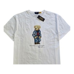 Polo Ralph Lauren Classic Fit Polo Bear Jersey T-Shirt Short Sleeve White