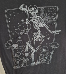Skulls, Reaper, Skeleton, Terror, Scary T-shirts-Lot of 6 -Varied Sizes