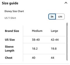 Disney Villains Map Men’s Size M C207