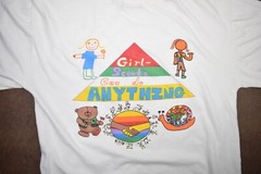 Vintage Girl Scouts T Shirt Size XL Can Do Anything Graphic Shanghai Area Group