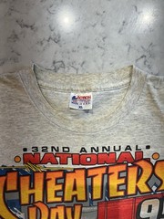 Vintage Men’s Cheaters Day Racing Graphic Tshirt Size XL – Action Sportswear