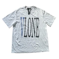 VLONE Snake T-Shirt Tee HUGE Script USA Made White Size XL Men EUC