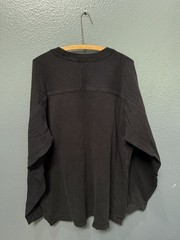 Vintage 90’s JNCO Black Heavyweight Cotton Long Sleeve Shirt Men’s XL Skate