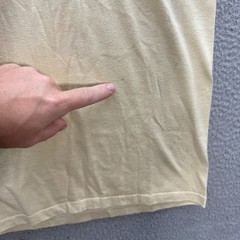 Vintage Screen Stars Shirt Adult Small Tan Single Stitch UW Lacrosse Wi 80s
