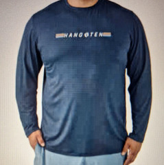 Hang Ten Men’s UPF 50+ Protection Quick Dry Sun Tee Shirt Blue Size XL New