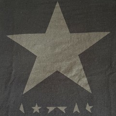 DAVID BOWIE Blackstar Licensed T-Shirt 2021. MEDIUM Bowie 75 Preowned NV
