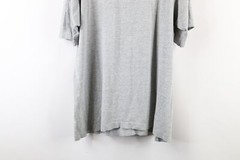 Vintage 90s Streetwear Mens 2XL XXL Blank Short Sleeve Pocket T-Shirt Gray USA