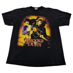 Brooks & Dunn country 90s Vtg Concert Rodeo Bull Tour America T-Shirt XL Rare
