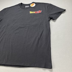 Dragon Ball Z Crew Neck Double Sided Graphic Print T-Shirt Black Men’s Size XL