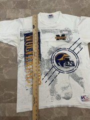 Vintage Michigan Wolverines Shirt Mens Large 90s University Football Sports AOP