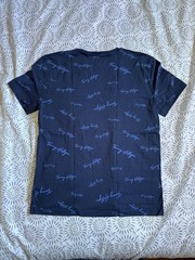 Tommy Hilfiger Men’s Navy Blue Allover Men’s L T-Shirt