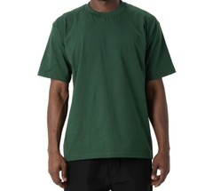 Pro Club Men’s Heavyweight Plain Cotton Short Sleeve Crew Neck T-Shirt Big Tall
