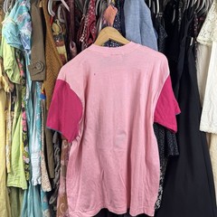 Rare Vintage 80s Pink University Of Georgia Bulldogs Shirt Single Stitch XL