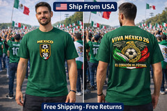 FIFA World Cup 2026 Spain La Roja Soccer Fan Graphic Printed Unisex T-Shirt