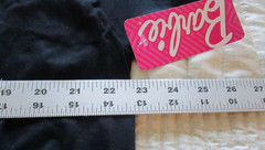 Barbie Womens Short Sleeve Black Crewneck Logo Graphic T- shirt XL NWT