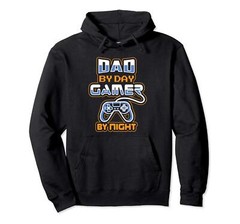 Video Gamer Dad gift for fathers day Pullover Hoodie