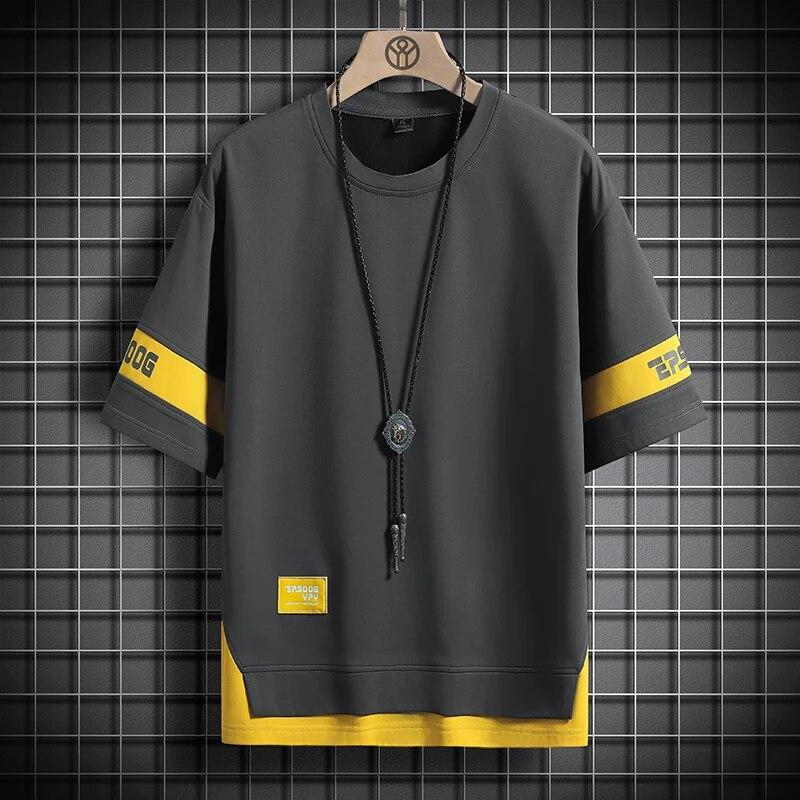 Camiseta De Verano Para Hombres Camisa Casual De Manga Corta Ropa De Moda Fiest