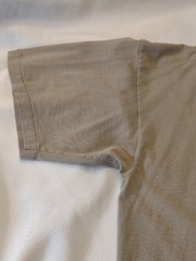 Vintage Quiksilver Khaki Short-Sleeve Tee w/ Sm. Logo Front / Lg. Logo Back – XL