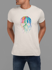 100% cotton Skull Colors T-shirt, choose your color and size FC027