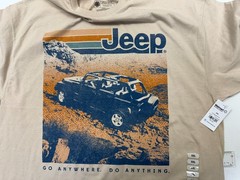 Jeep – Go Anywhere Do Anything – Sand T-Shirt – Size 2XL – Walmart – NWT – #35