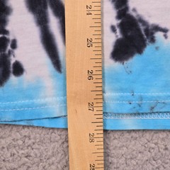 DEF LEPPARD SHIRT Mens LARGE BLUE PINK TIE DYE CONCERT MUSIC ROCK METAL NWT