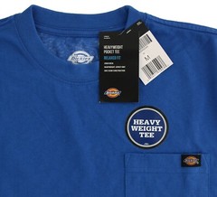 Dickies’ Men’s T-Shirt Heavy Weight Short Sleeve, 100% Cotton Pocket Tee WS450RB