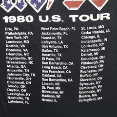 AC/DC T-Shirt Men’s Small Black Brand New 1980 US Tour Graphic Tee ACD2291XX