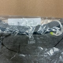 Tasc Performance T-Shirt Men’s Gray Crew Neck Active MSRP $192.00 4-Pack Eby4196