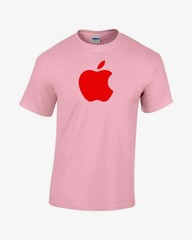 Apple Logo T-Shirt Unisex Cotton Crew Neck | 9 Colors S-XL Casual Tee