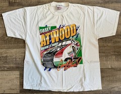 Vintage Nascar Shirt Chase Casey Atwood Castrol GTX Racing Tee Size XL