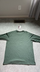 Wrangler Riggs Workwear Men’s Green Long Sleeve T-shirt – Size L