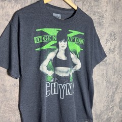 WWE D-Generation X Chyna Graphic Tee Gray Size M