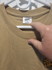 Voodoo Tactical T-Shirt Men’s XL Sand Crossed Rifles Cotton
