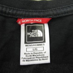 North Face Shirt Mens Large Black Short Sleeve Crew Neck Lightweight Casual