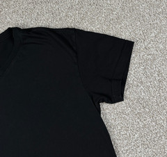 Buckle BKE Shirt Mens Extra Large Black Short Sleeve V Neck Slim Fit Casual XL