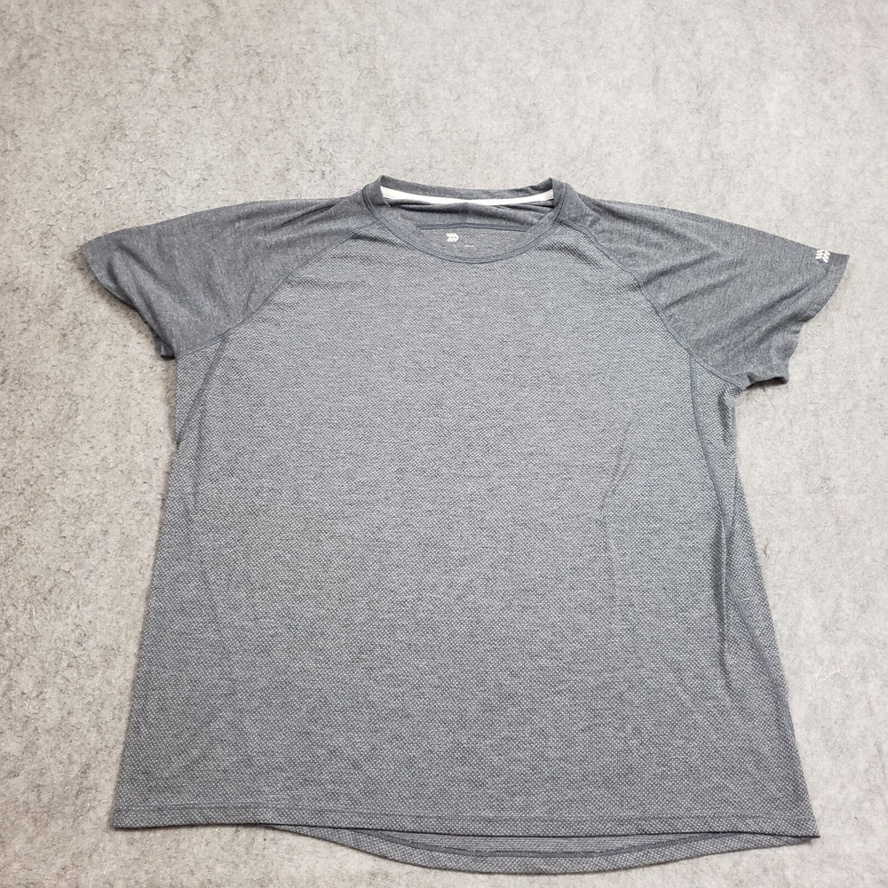 All In Motion Shirt Mens Extra Large Gray Short Sleeve Active Outdoor Gym Adult